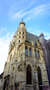 ornaments of St. Stephan cathedral in Vienna, Austria