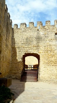 castle st. Jorge portugal lisbon inside