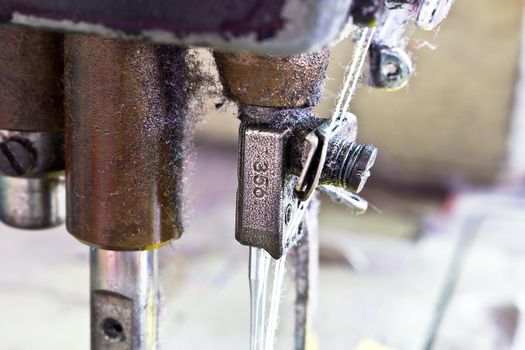 Close-up sewing machine, household industry