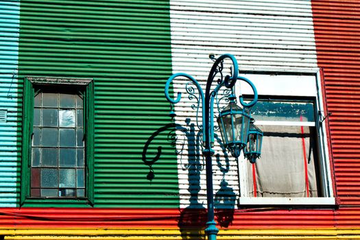 Colorful neighborhood La Boca, Buenos Aires Argentine