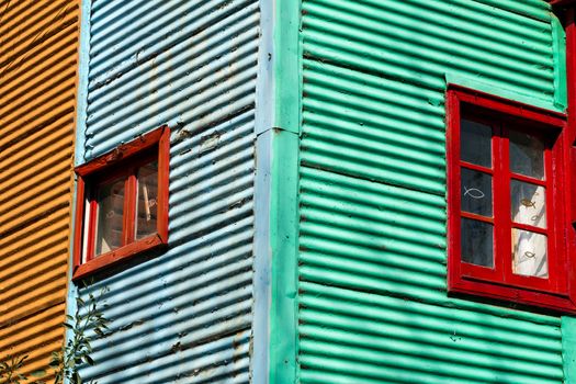 Colorful neighborhood La Boca, Buenos Aires Argentine