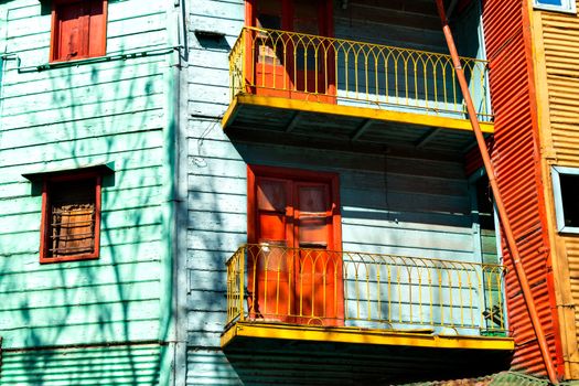 Colorful neighborhood La Boca, Buenos Aires Argentine