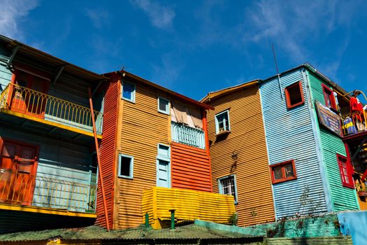 Colorful neighborhood La Boca, Buenos Aires Argentine