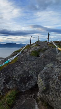 View of Lofoten Islands in Norway
