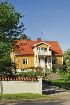 Scandinavian housing, Stockholm in Sweden.