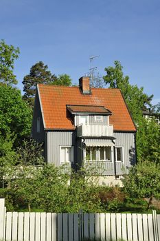 Scandinavian housing, Stockholm in Sweden.