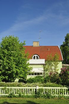 Scandinavian housing, Stockholm in Sweden.