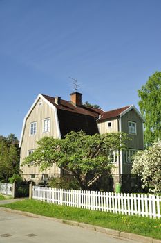 Scandinavian housing, Stockholm in Sweden.
