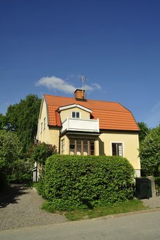 Scandinavian housing, Stockholm in Sweden.