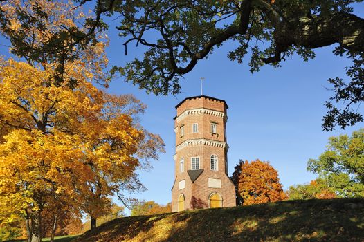 Gothic Tower in Drottningholm outside Stockholm in Sweden.