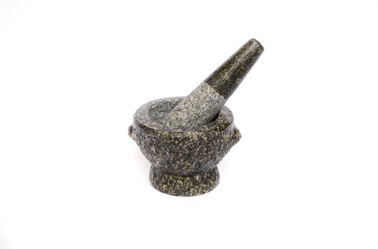 Stone mortar and pestle