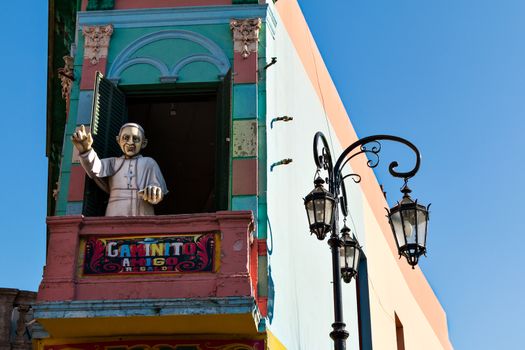 Colorful neighborhood La Boca, Buenos Aires Argentina