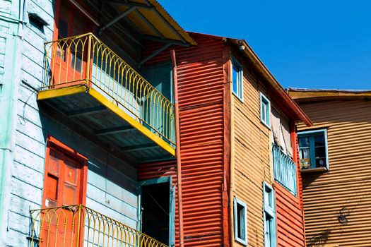 Colorful neighborhood La Boca, Buenos Aires Argentina