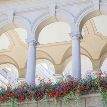 Arches in an old building, Bern, Switzerland