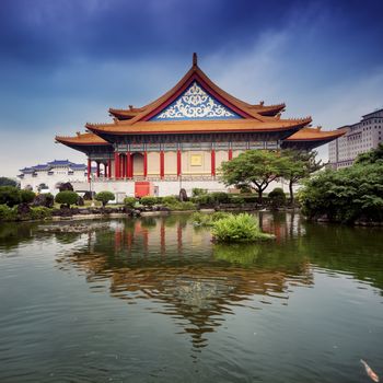 National Concert Hall at the Liberty Square in Taipei - Taiwan. 