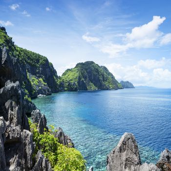 Tapiutan Strait in Palawan. 