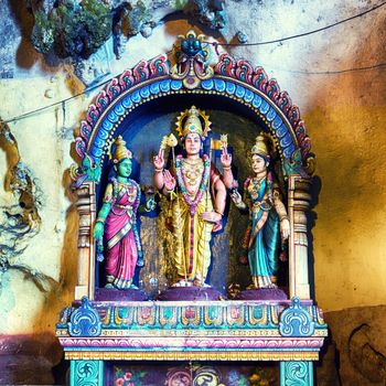 Hindu shrine in the Batu Caves, Kuala Lumpur - Malaysia 