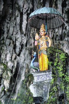 Hindu godess  in the Batu Caves, Kuala Lumpur - Malaysia 