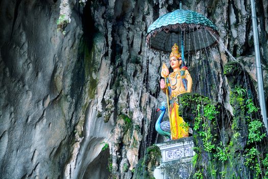 Hindu godess  in the Batu Caves, Kuala Lumpur - Malaysia 