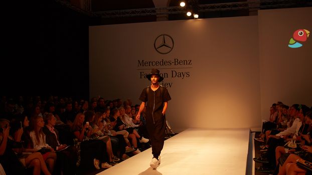 KIEV, UKRAINE - SEPTEMBER 6: Mercedes-Benz Kiev Fashion Days. Fashion show 