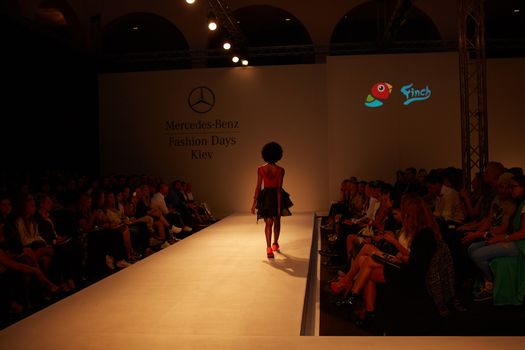 KIEV, UKRAINE - SEPTEMBER 6: Mercedes-Benz Kiev Fashion Days. Fashion show 