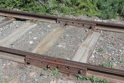 Details of the more than 60 years old railroad.