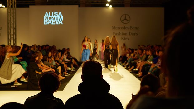 KIEV, UKRAINE - SEPTEMBER 6: Mercedes-Benz Kiev Fashion Days. Fashion show 