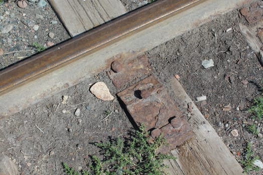 Details of the more than 60 years old railroad.