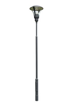 An isolated photo of an old street lamppost
