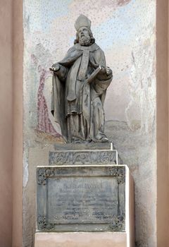 Old statue in Prague, capital of Chezh Republic