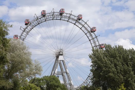 Ferris wheel in Vienna, the Prater park