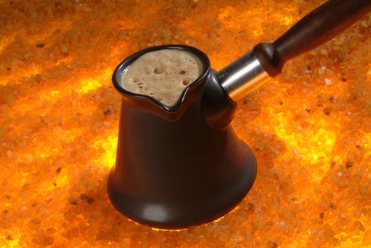 Hot coffee