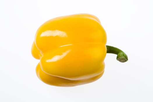 Isolated yellow pepper