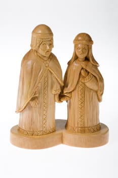 Russian traditional wooden doll