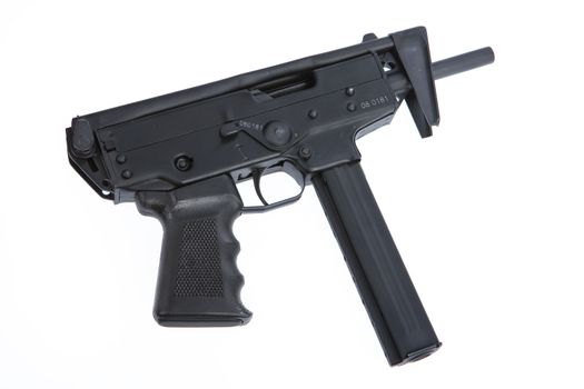 Isolated submachine gun