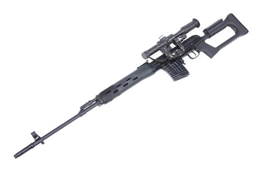 Russian sniper rifle MMG SVD by Dragunov with optics