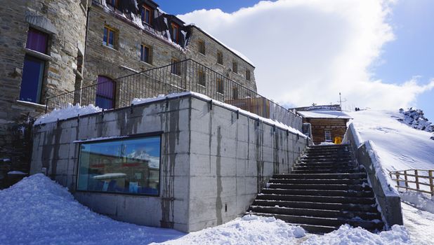 building gornergrat, Matterhorn, Zermatt, Switzerland