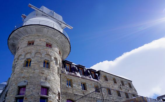 Gornergrat station and building, Matterhorn, Zermatt, Switzerland