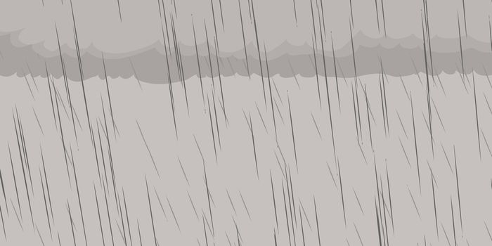 Background illustration of gray clouds during rainy storm