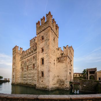 A Scaliger Castle (13th Century) Sirmione ,italy.