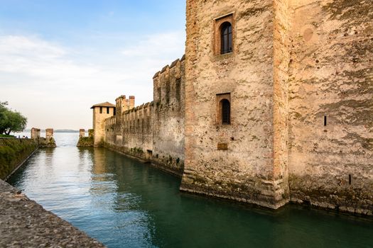 A Scaliger Castle (13th Century) Sirmione ,italy.