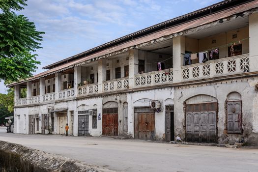 In the center of Stone town,Zanzibar island is situated this big and older house.