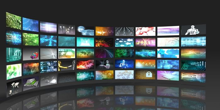 Multimedia Technology Digital Devices Information Concept