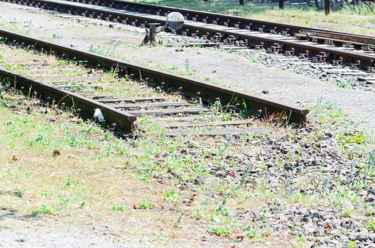 End of the railway line, blind alley, railroad tracks.