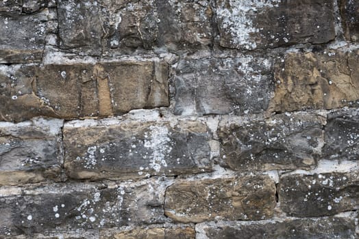 Colorful brick texture background, close up view