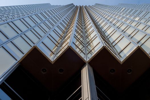 Buildings in financial district in downtown Toronto, Canada.