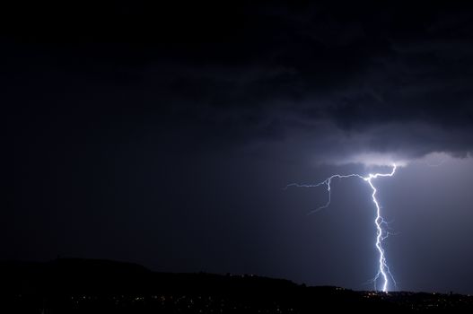 Lightning, Weather and Storms in night skies