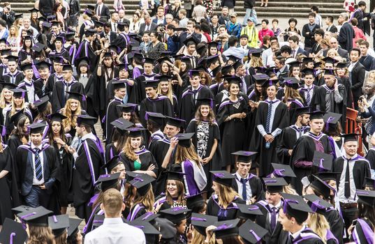 PORTSMOUTH - JULY 20: graduation ceremony at Portsmouth University on July 20, 2015 in Portsmouth, UK