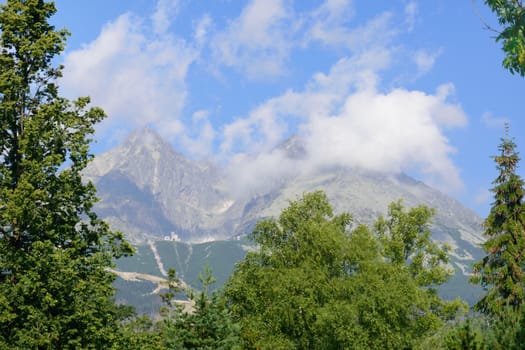 Tatra Mountains from ground