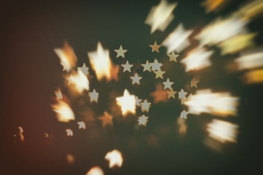 space flight ( stars abstract blur background)